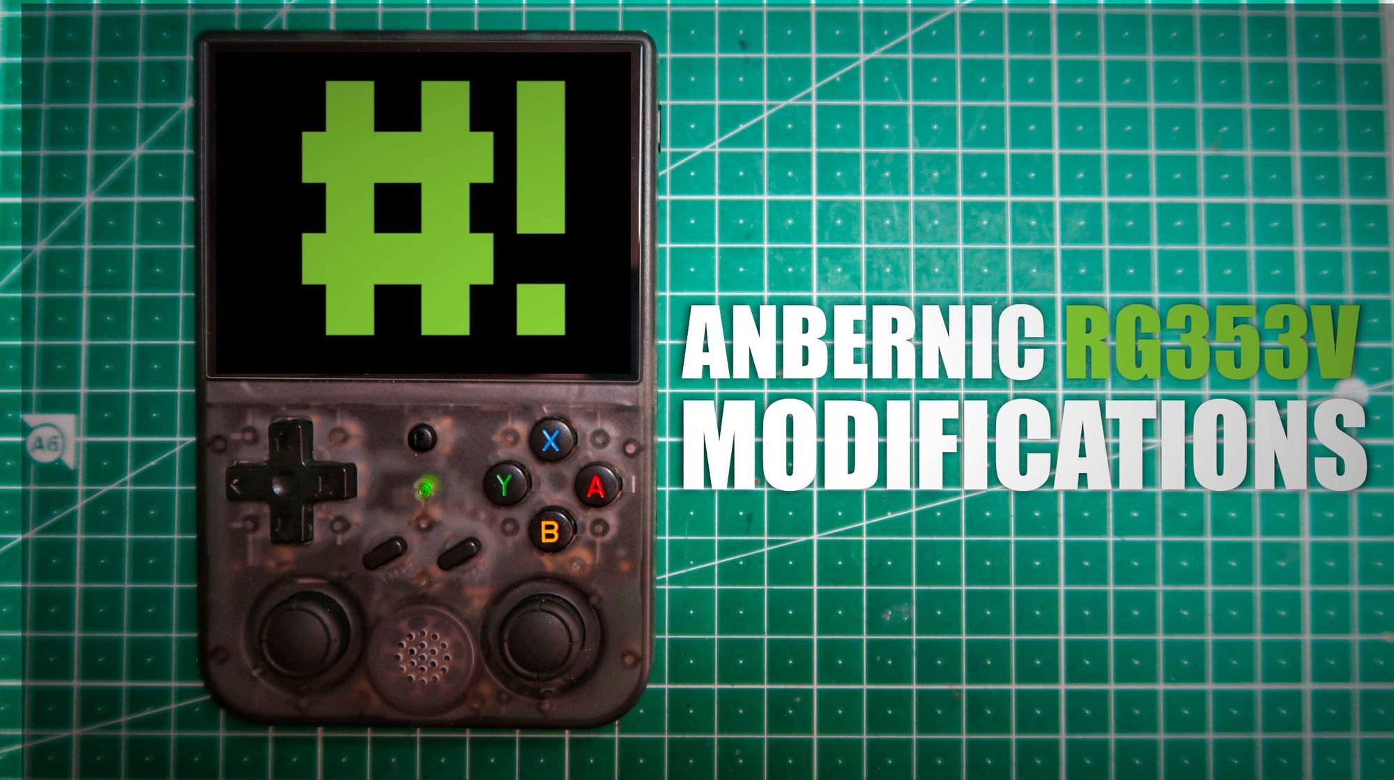 Anbernic RG353V Disassembly and Modifications